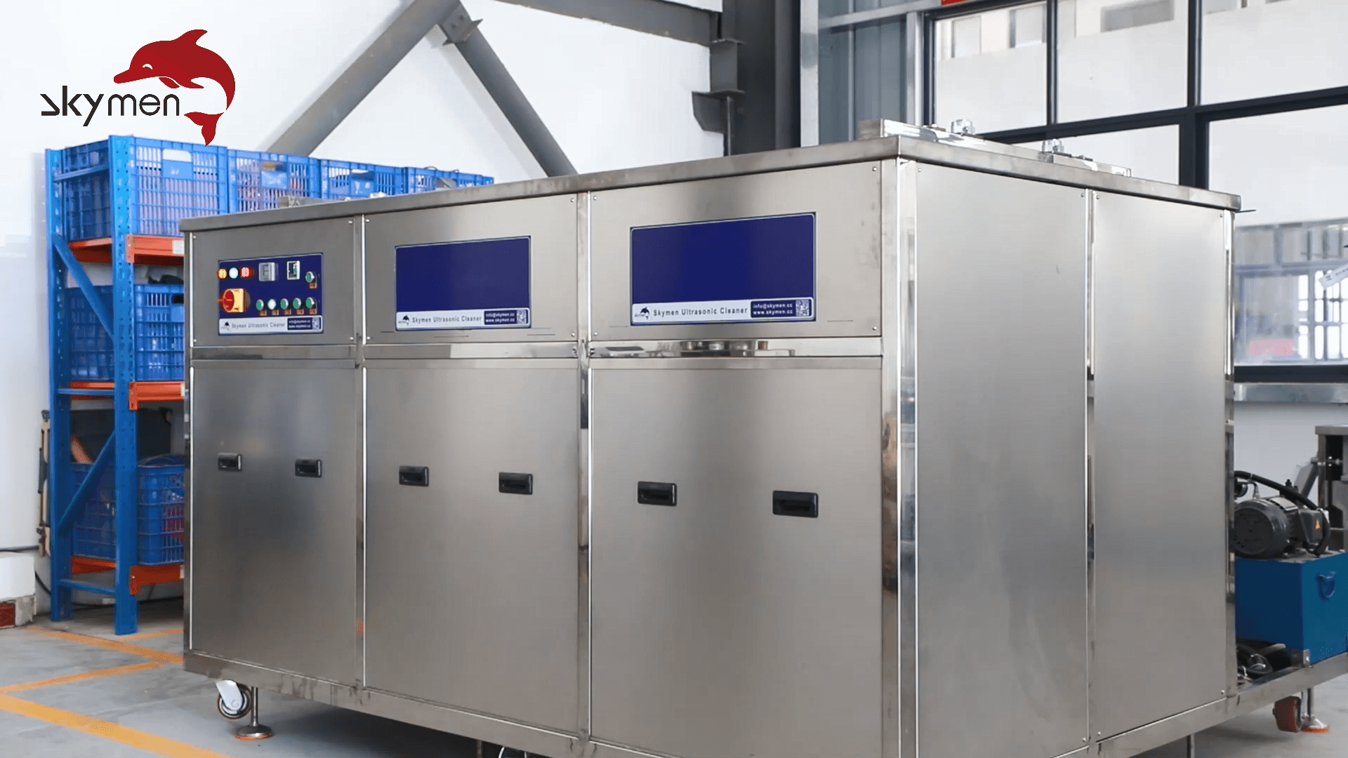 Skymen 2000l industrial ultrasonic cleaning machine