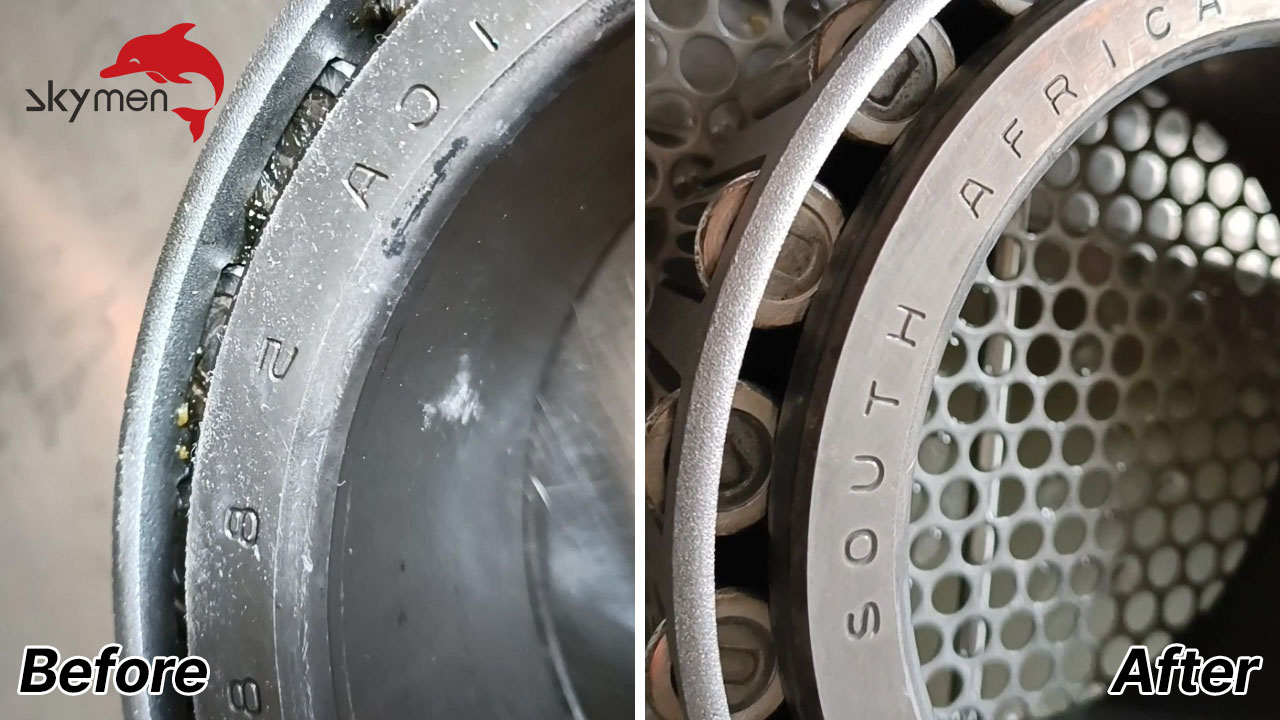 Ultimate bearing degreasing with skymen ultrasonic cleaning equipment